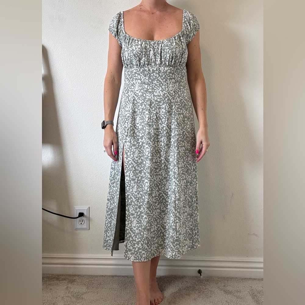 Abercrombie Floral Midi Dress